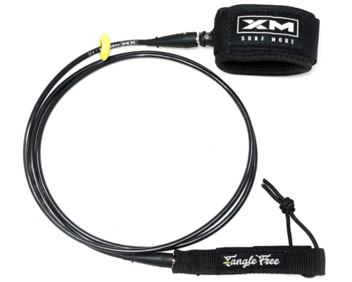 XM SURF MORE Comp 5ft-10ft Surfboard Leash with Tangle Free Upgrade