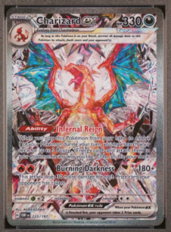 Charizard EX - 2023 Obsidian Flames SIR - 223/197 - PSA Mint 9