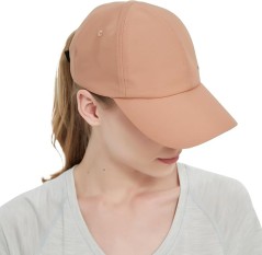 MIORICK Merino Wool Womens Ponytail Baseball Cap,Lightweight Golf Dad Hats with Adjustable Velcro for Hiking,Running