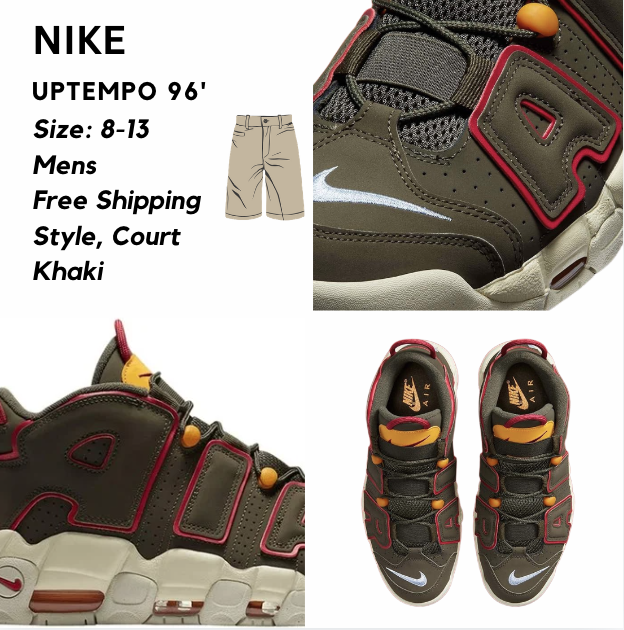 Nike Uptempo 96' Khaki
