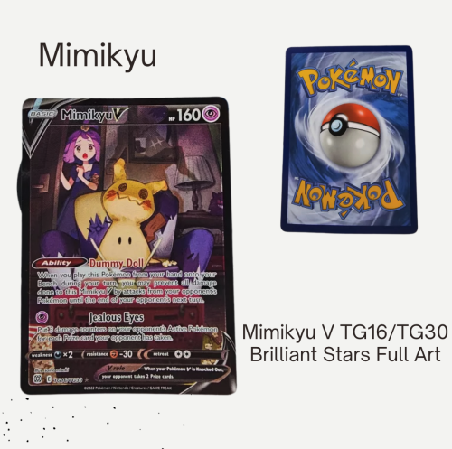 Mimikyu V TG16/TG30 Brilliant Stars Full Art