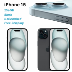 iPhone 15 256GB Black Refurbished