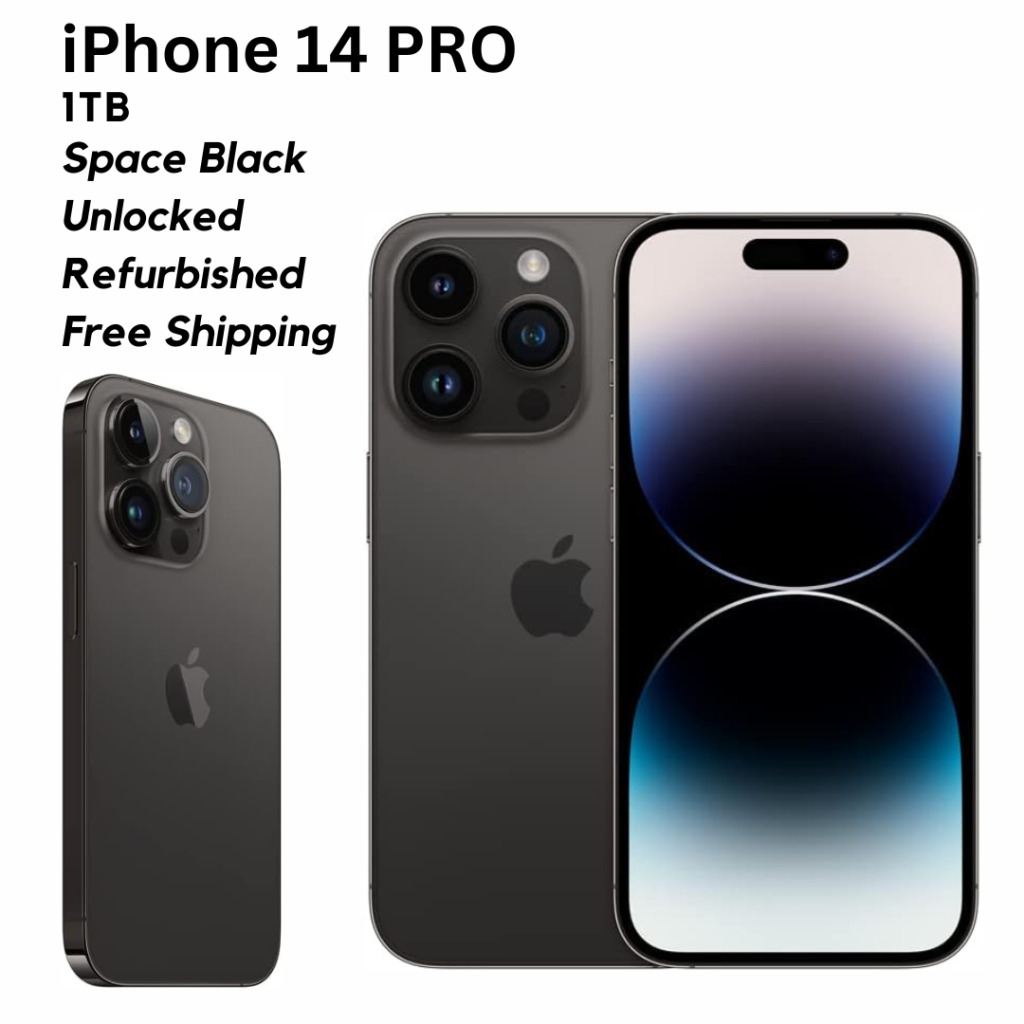 iPhone 14 Pro Space Black Unlocked Refurbished