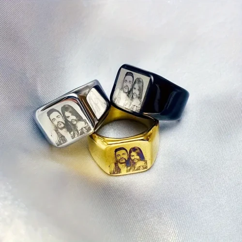 Custom Engraved Stainless Steel Ring