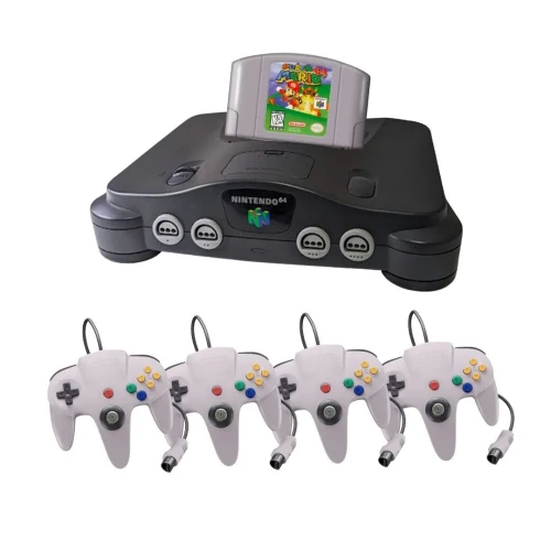 N64 Refurbished - 4 controllers