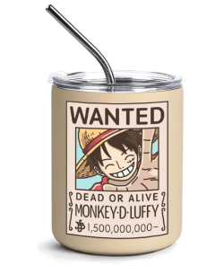 One Piece Tumblers with Lid and Straw