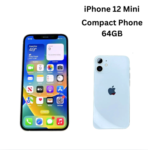 Apple iPhone 12 mini - 64 GB - White (Unlocked) ATT or any carrier
