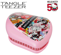 Hello Kitty Tangle Teezer Hair Care Brush Compact Styler Pink