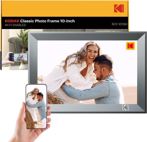 KODAK Digital Photo Frame 10.1 inch with WiFi, WiFi Electronic Frame with 32GB Storage,1280 * 800 HD IPS Touch Screen, Auto-Rotate, Share Photos and Videos, for Women