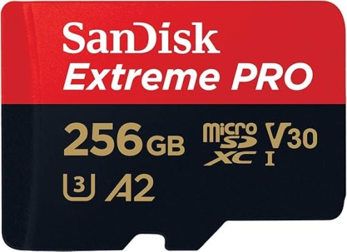 SanDisk 256GB Extreme PRO® microSD™ UHS-I Card with Adapter