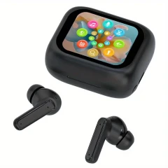 2024 Smart Wireless Noise Cancelling Headphones - Touchscreen Earbuds