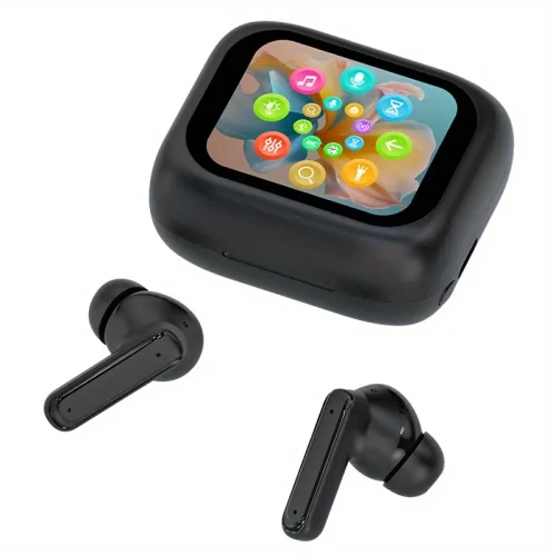 2024 Smart Wireless Noise Cancelling Headphones - Touchscreen Earbuds