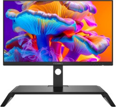 INNOCN 27 Inch 4K Monitor Computer 3840 x 2160 LCD IPS Display USB Type C DP HDMI PC Monitor, 1.07B+ Colors, Built-in Speakers, Space Saving Height Adjustable Stand, Black