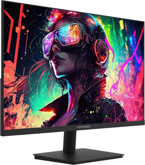 Gaming Monitor 27 inch 180hz(Supports 144hz & 165hz) with HDR 10 | 1080p Monitor with IPS Screen, 1ms, 110% sRGB, DP HDMI Monitor, Built-in Speakers, Support Freesync and Wall Mount