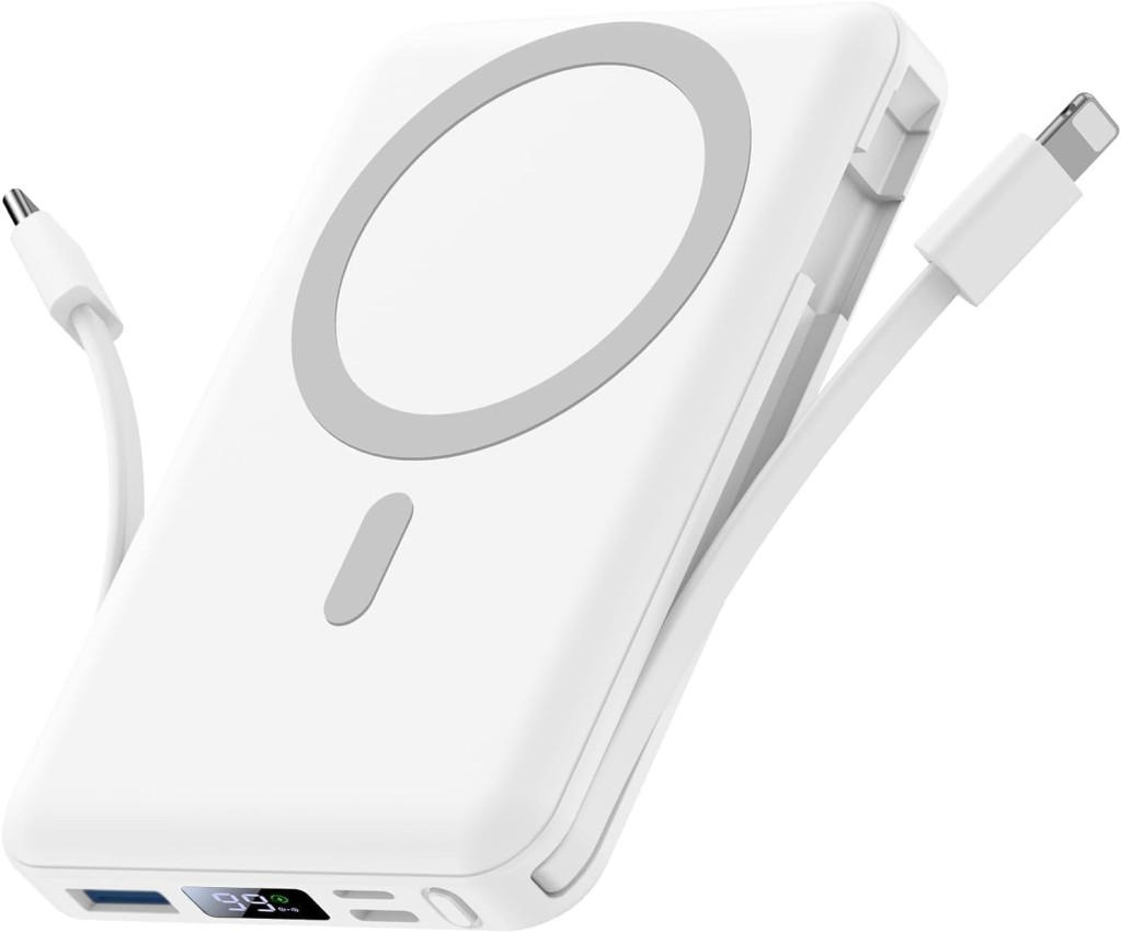 Wireless Power Bank - 10000mAh Mag-Safe Portable Charger