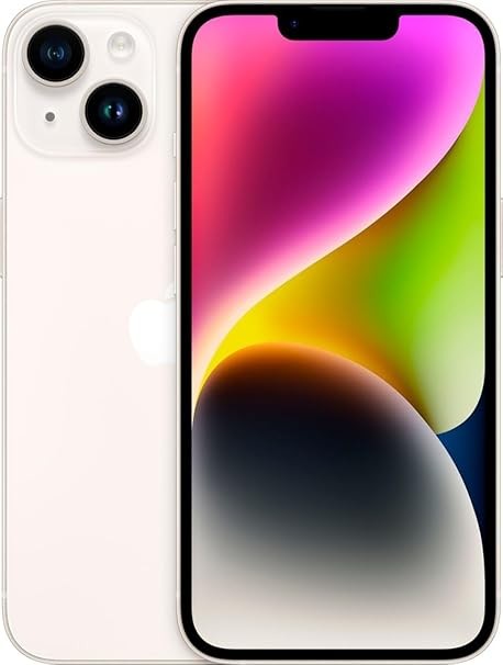 Apple iPhone 14, 512GB, Starlight for AT&T (Renewed)