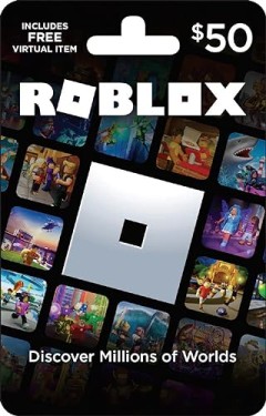 $50 Roblox Physical Gift Card
