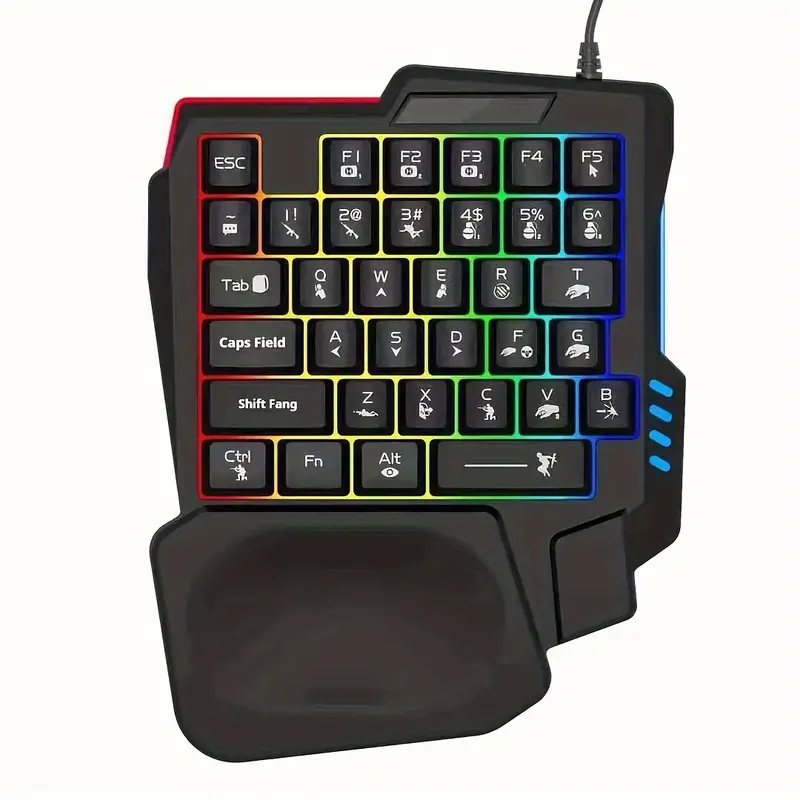 Ergonomic Mobile Gaming Keyboard and Mouse Combo