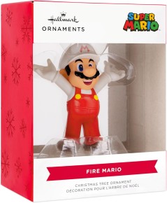 Fire Mario Christmas Tree Ornament