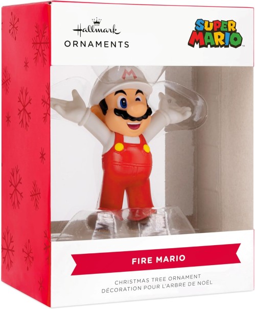 Fire Mario Christmas Tree Ornament
