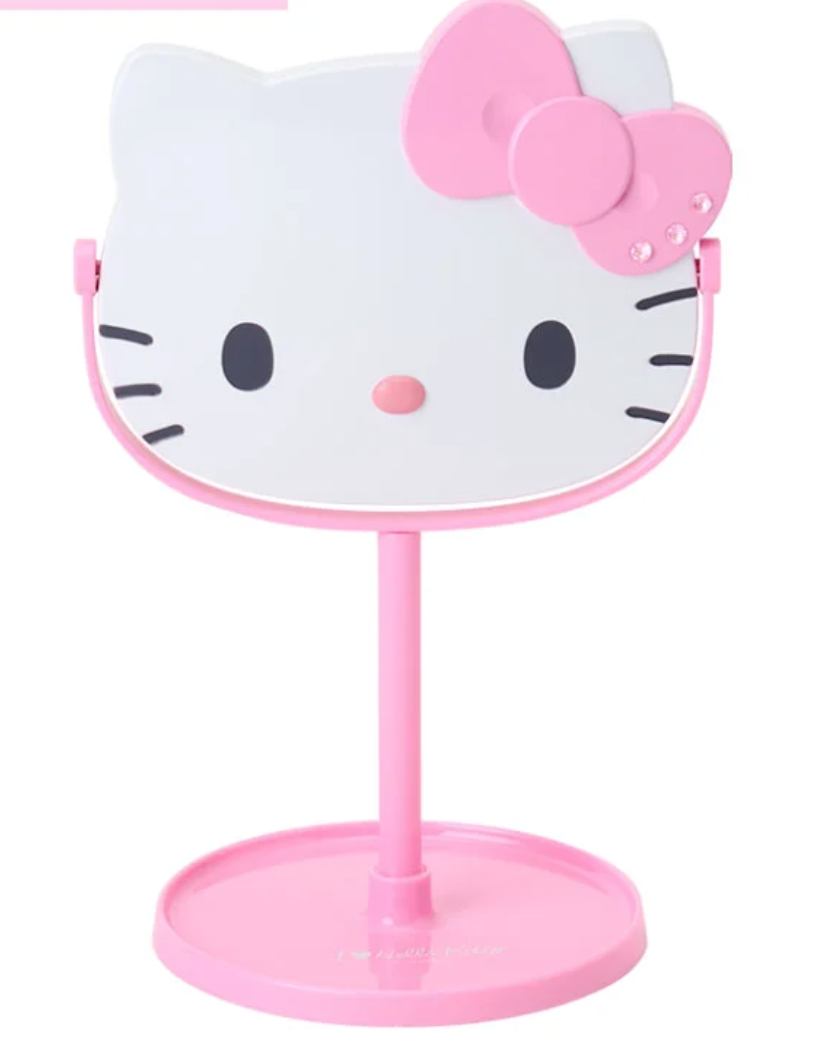 Stand mirror (I Love Hello Kitty) Pink