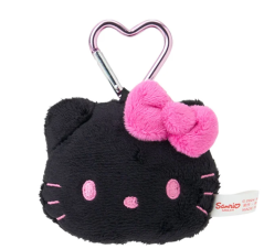Face shaped mascot holder Kao (I Love Hello Kitty) Black