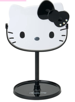 Stand mirror (I Love Hello Kitty) Black