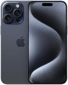 Apple iPhone 15 Pro Max, 256GB, Blue Titanium - Unlocked