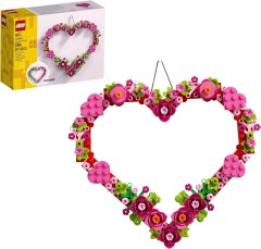 LEGO Heart Ornament Building Toy Kit