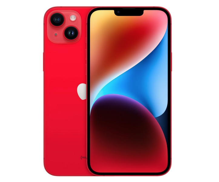Apple iPhone 14 Plus, 128GB, (PRODUCT) Red - Unlocked (Renewed)