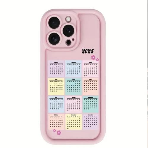 Pink Calendar iPhone Case