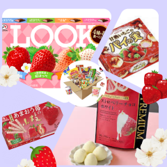 Japanese Snack Box with Strawberry Special 🍓✨