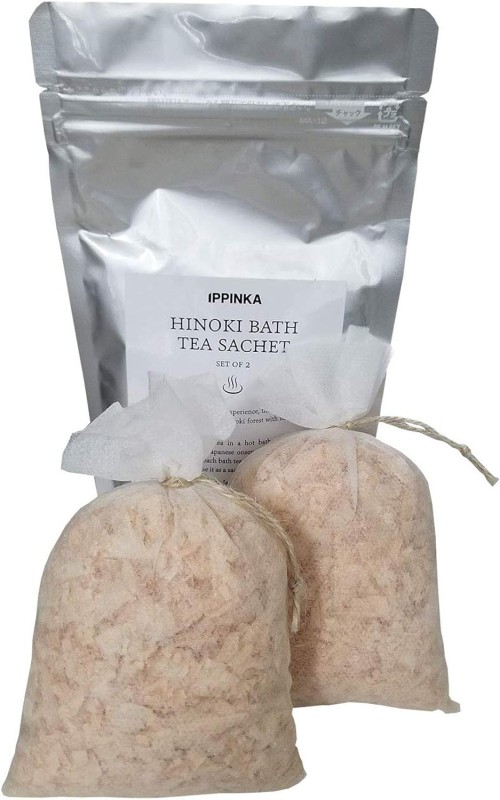 Hinoki Bath Tea Sachets – Set of 2 (15g Each)
