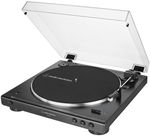 Audio-Technica AT-LP60XBT-BK Fully Automatic Wireless Belt-Drive Turntable