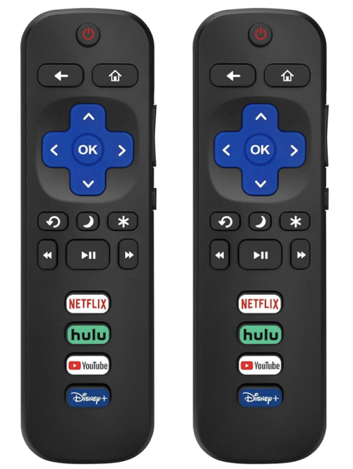 (Pack of 2) Replacement Remote Control for Roku TV