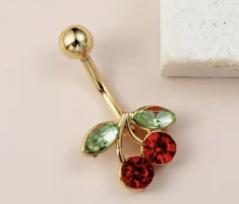 Cherry Belly Button Ring