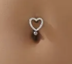 Heart Belly Button Ring