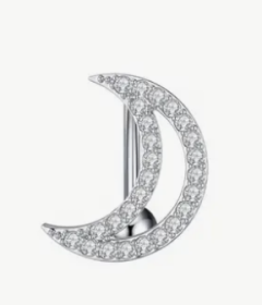 Moon Belly Button Ring