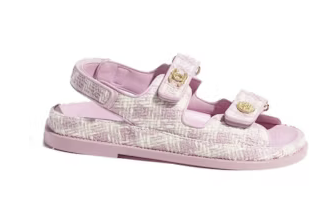 Chanel Tweed Sandal