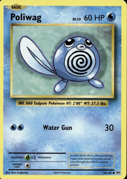Polliwog Pokemon Card