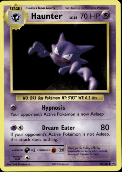 Haunter Pokemon Card