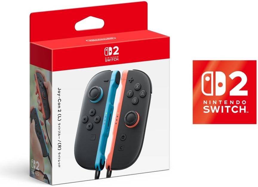 【任天堂純正品】Joy-Con 2 (L) ライトブルー / (R) ライトレッド