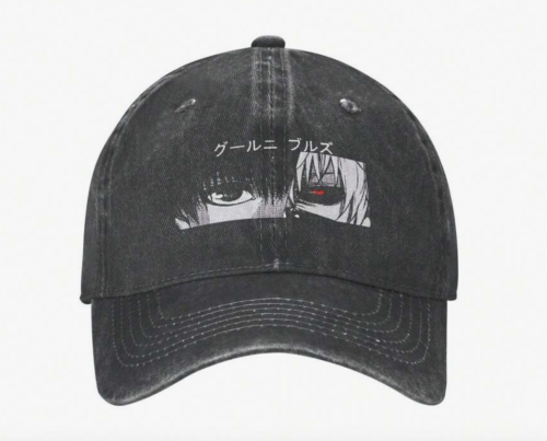 Kaneki Ken Distressed Denim Baseball Cap