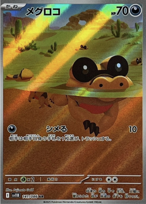 Sandile Pokemon Card