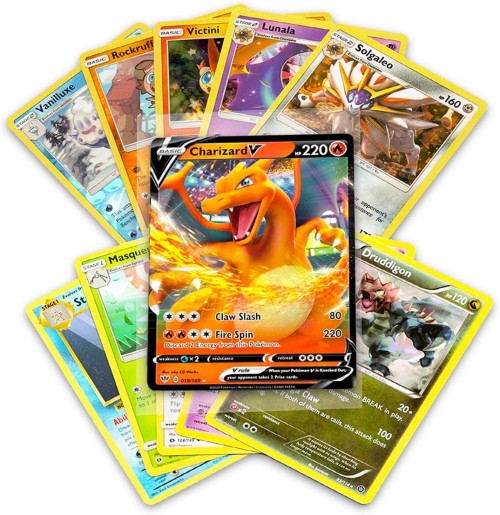 50+ Official Pokémon Cards Bundle – Includes Foils & Guaranteed Rares