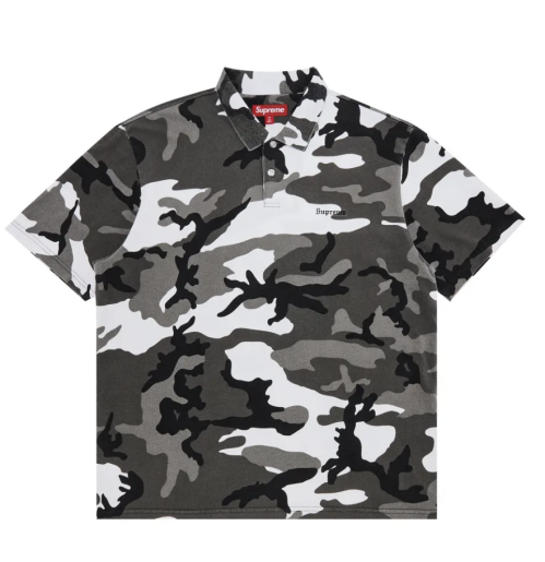 Supreme Washed Camo Polo