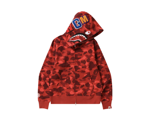 BAPE Color Camo Shark Full Zip Hoodie