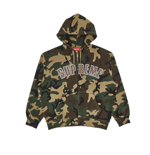 Supreme x B.B. Simon Zip Up Hooded Sweatshirt