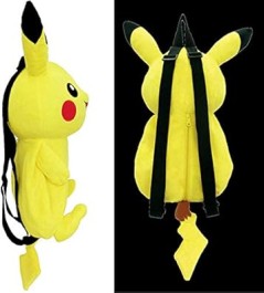 Pikachu Plush Backpack – Pokémon Character Bag for Kids (Soft Toy Backpack)