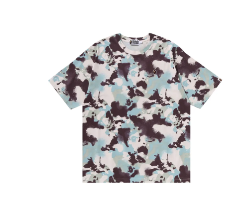 BAPE Map Camo Ape Head One Point Tee